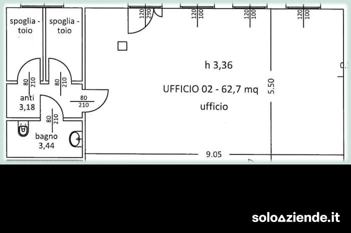 UFFICIO AL PIANO TERRA IN AFFITTO A MIRA Mira (VE) - Soloaziende.it